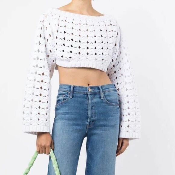 Rachel Comey cropped open knit jumper - Picture 1 of 4